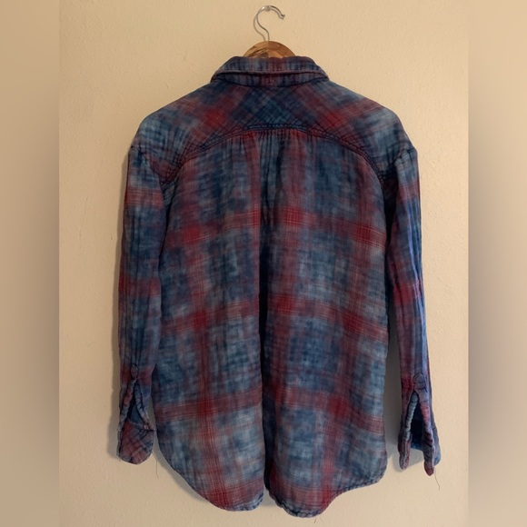 Free people flannel shacket - Picture 2 of 8